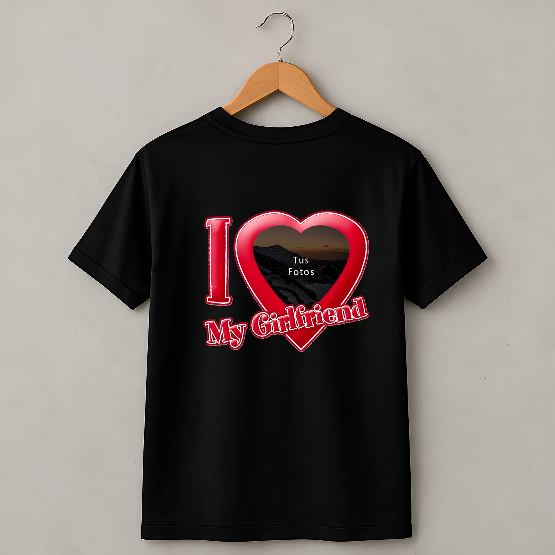 I love my girlfriend | Diseño por la parte de enfrente